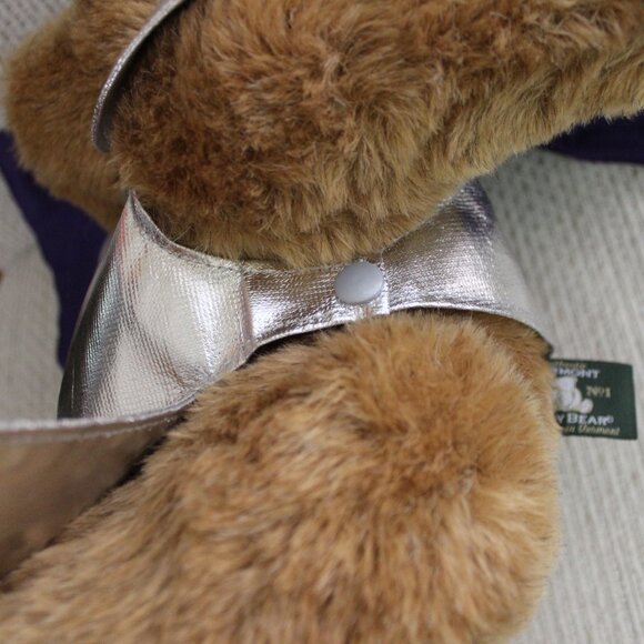 rare Vermont Teddy Bear Knight In Shining Armour With Vermont Eyes 5-way Jointed - Picture 12 of 16